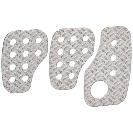 OMP Knurled Aluminium Motorsport Pedal Set